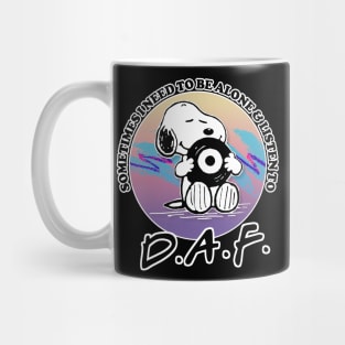 DAF Vinyl Record Fan Design Mug